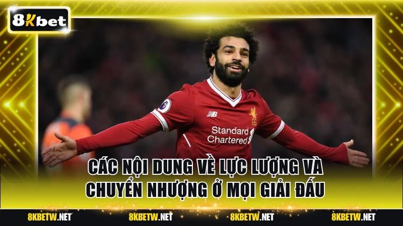 Các nội dung về lực lượng và chuyển nhượng ở mọi giải đấu