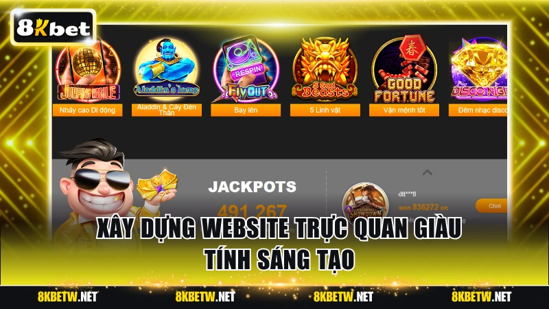 Xây dựng website trực quan giàu tính sáng tạo